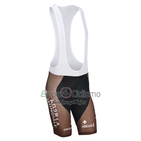 Ag2rla Ropa Ciclismo Culotte Corto 2014 Mangas Cortas Brown